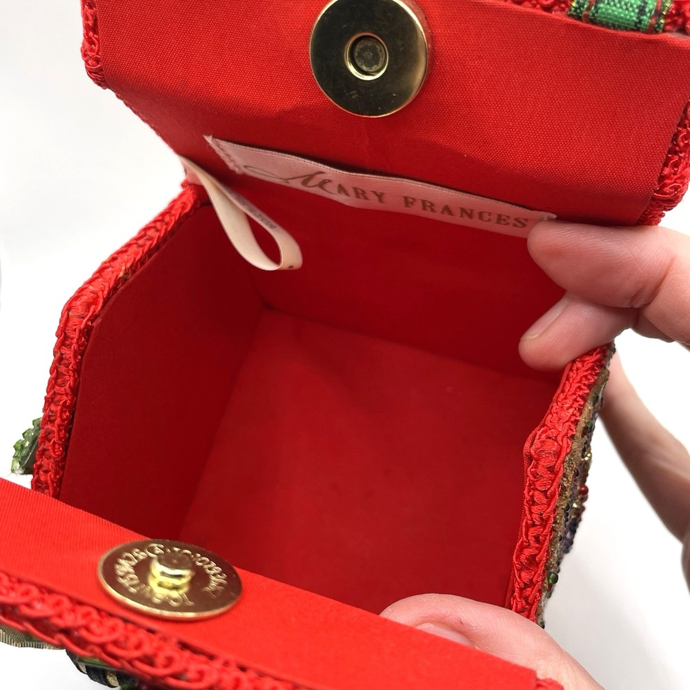 Vintage Mary Frances Gingerbread House Christmas Purse Handbag‎ - Picture 8 of 8